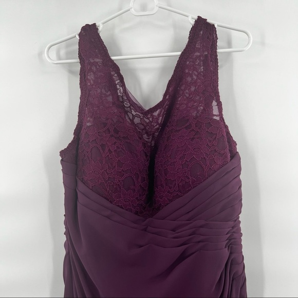 Mori Lee lace maxi dress sleeveless size 20 - Picture 2 of 9